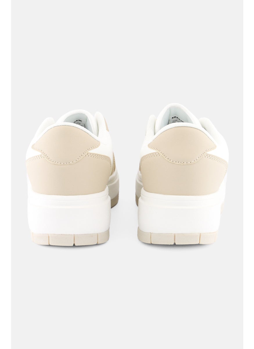 RBX - Women Lace Up Sports Shoes, White - Image 1