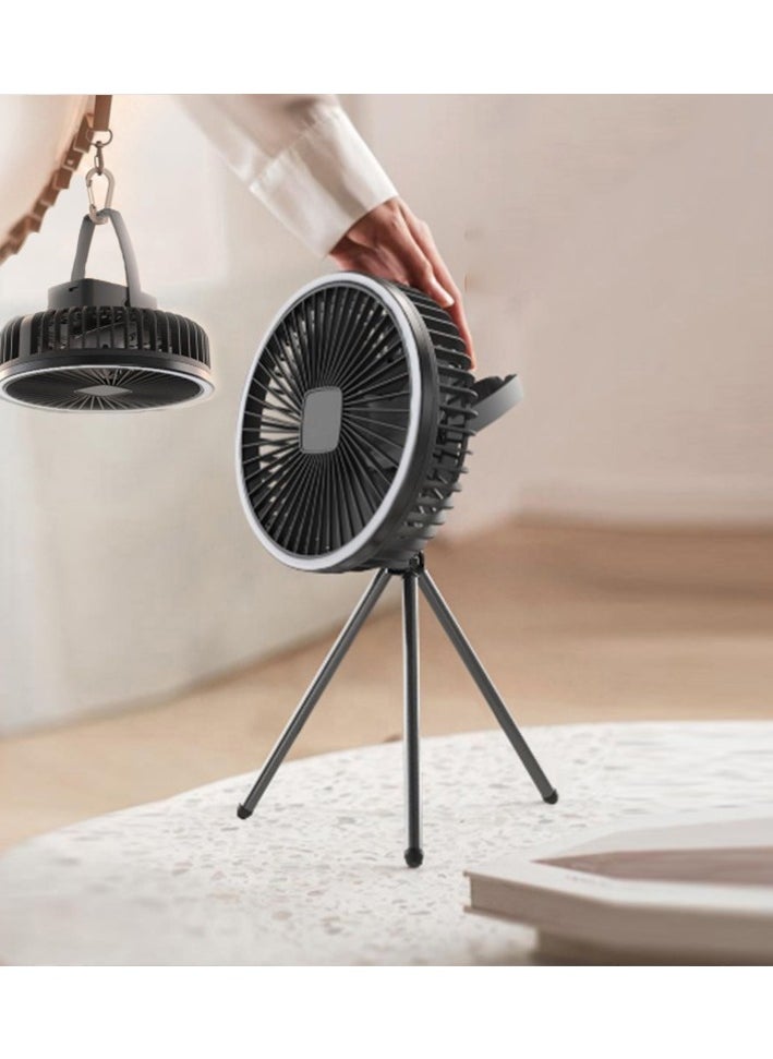 Generic - Portable Fan USB Electric Fan Powered Folding Rechargeable Fans Mini Silent Table Outdoor Air Cooler - Image 1