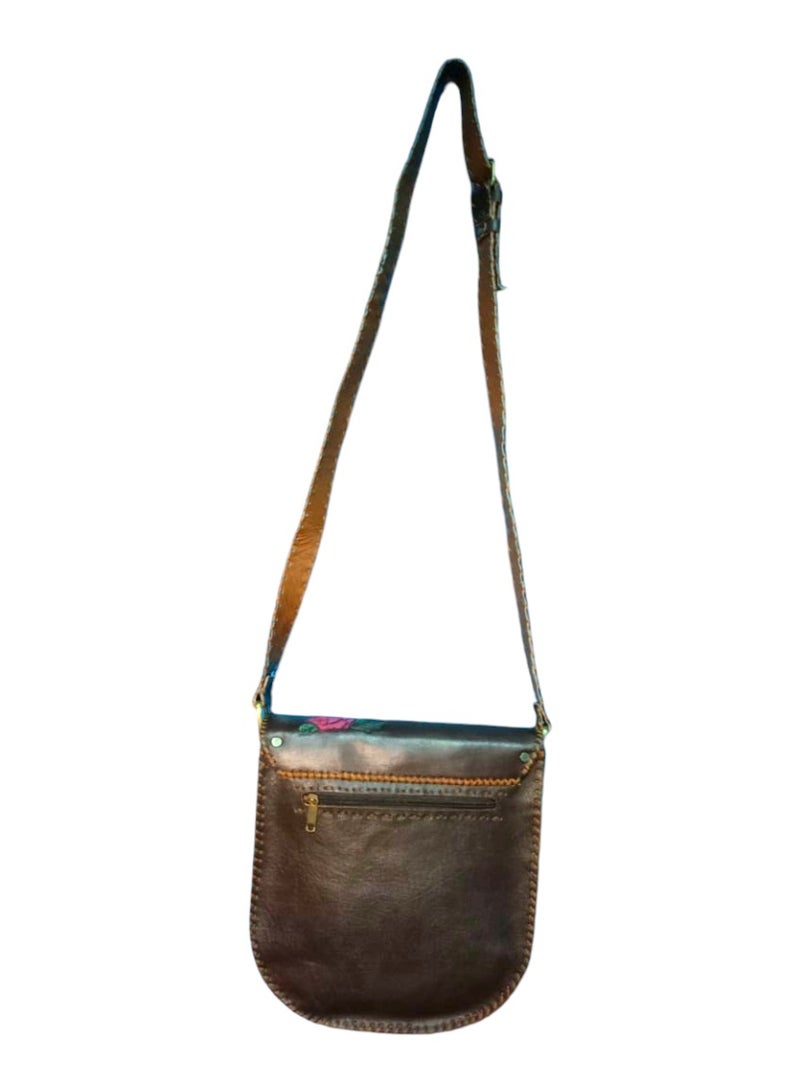 Sheer Fashionable Leather Crossbody Bag  - Image 2