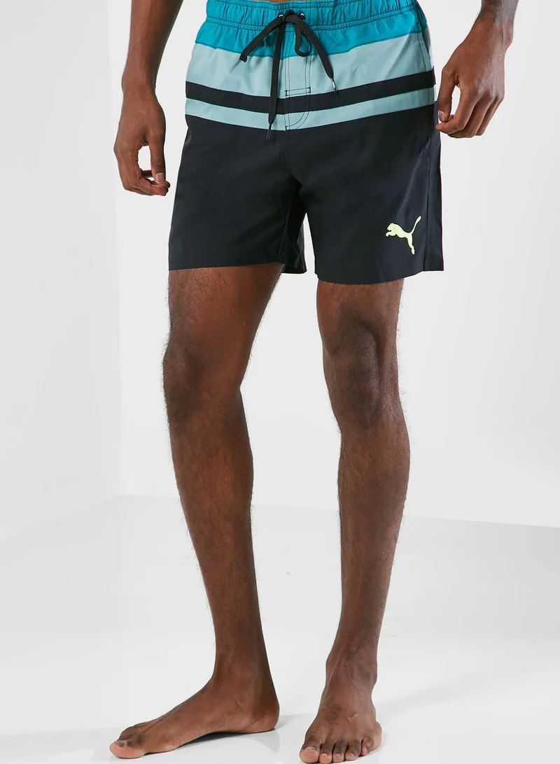 PUMA Logo Heritage Swim Shorts