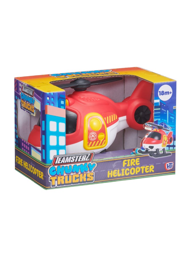 Teamsterz Chunky Trucks Fire Helicopter - Image 3