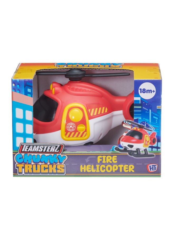 Teamsterz Chunky Trucks Fire Helicopter - Image 2
