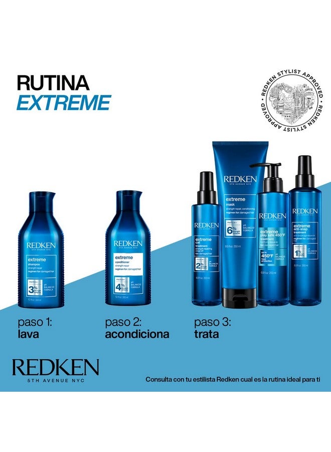 ريدكين قناع ريدكين إكستريم | قناع للشعر التالف والمتقصف | يُقوّي الشعر المتعب ويقويه | ٨٫٥ أونصة سائلة (عبوة من قطعة واحدة) - Image 2