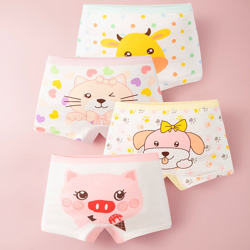 Summer Pure Cotton Girls Underwear 8004 adorable girl 