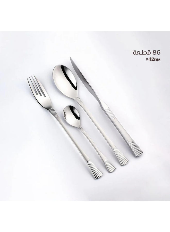 Oxford 86-piece cutlery set