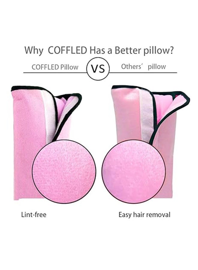 2PC Seat Belt Pillow for Kids, Car Seat Pillow Neck Rest for Kids, Kids Travel Pillow for Car Seat, Kids Seatbelt Pillow, Toddler Infant Safety Support Shoulder Flat Pad, Seat Belt Strap Covers in Car - Image 4