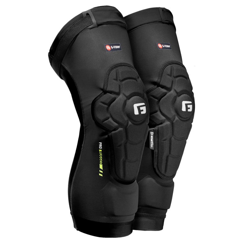 G-Form Pro-Rugged 2 MTB Knee Guards - Compression Knee Gear for Protection - Comfortable for Men & Women - Breathable & Durable Guards for Mountain Biking - Black, Adult Medium - Image 1