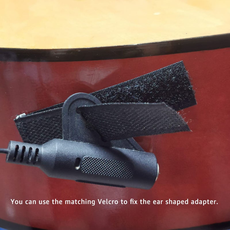Imelod Contact Microphone Piezo Pickup for Guitar Ukulele Violin Cello Banjo Mandolin etc(Black) - Image 4