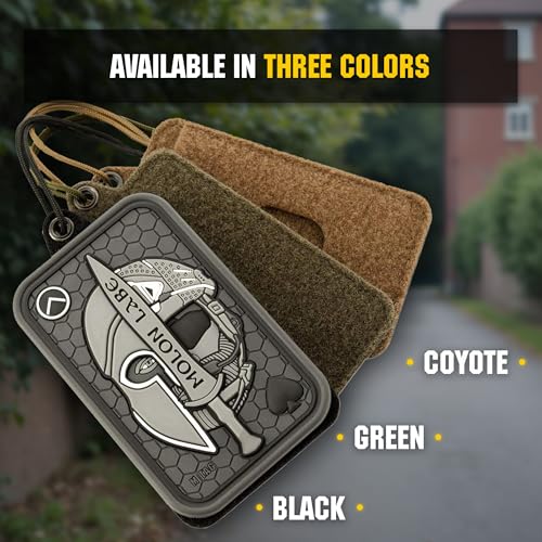 M-Tac Tactical Hanging ID Card and Patch Holder with Hook and Loop Surface and Draw Cord (Olive) - Image 4