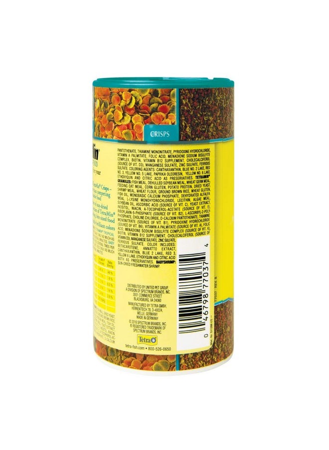 تترا - رقائق TetraMin Crisps Select-A-Food، 2.4 أونصة، طعام سمك، مجموعة متنوعة (77037) - Image 1