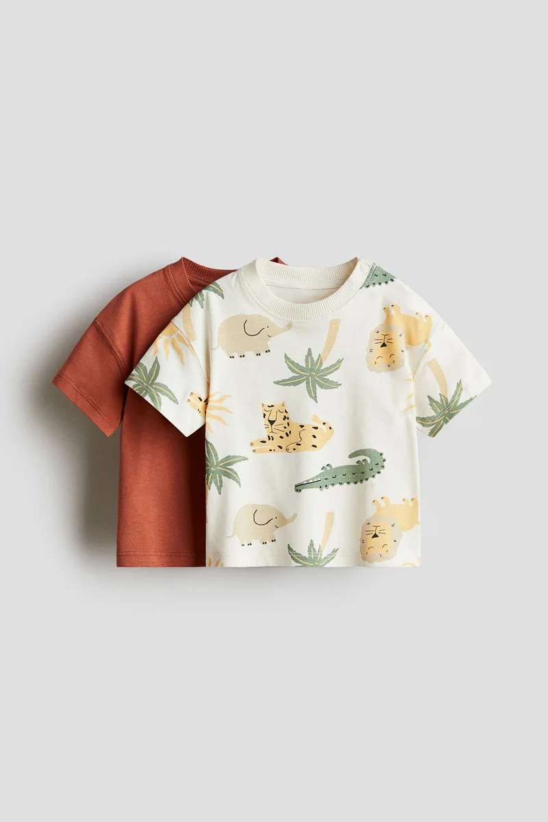 H&M 2-pack cotton T-shirts