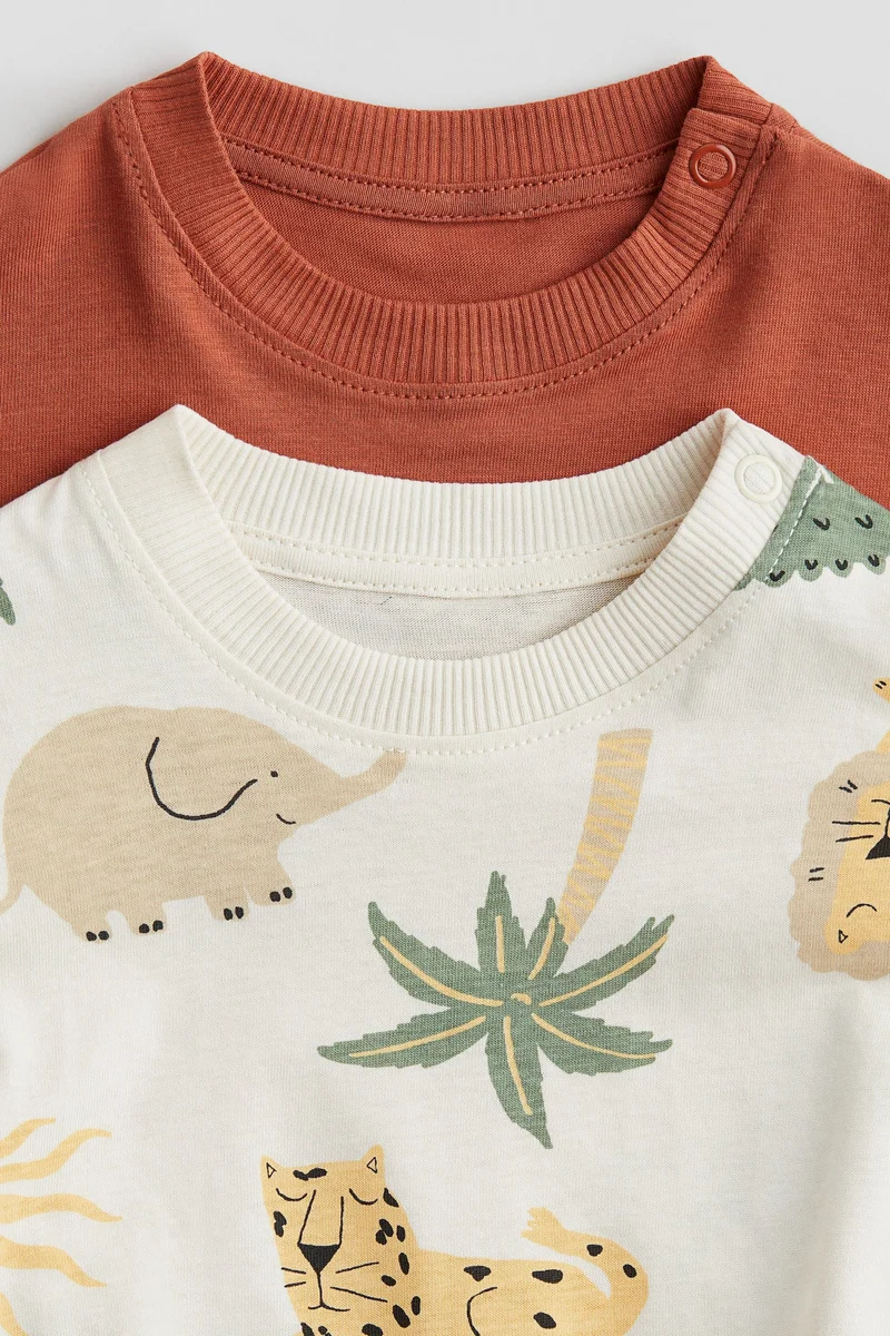 H&M 2-pack cotton T-shirts