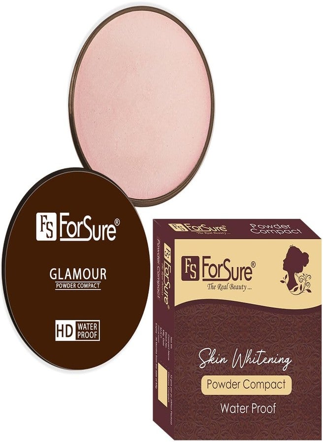 ForSure Waterproof & Oil Control Glamour Face Powder Compact Pack 4 Compact (Natural shade, 48 g) - Image 4