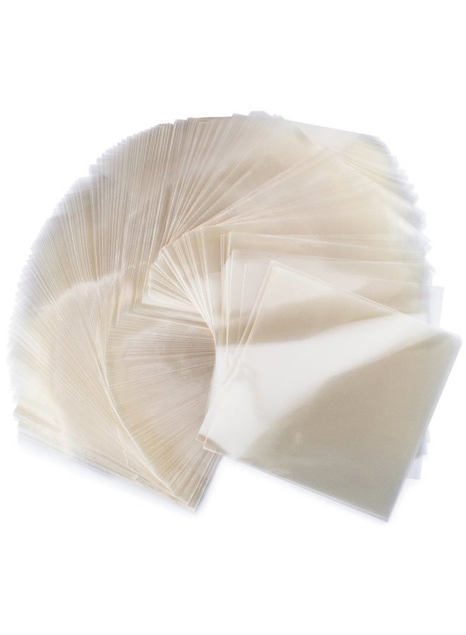 Crinklee Clear Caramel, Candy and Chocolate Wrappers, Natural Cellophane, 1000 Square Sheets, 5x5 Inches - Image 3