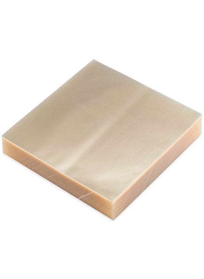 Crinklee Clear Caramel, Candy and Chocolate Wrappers, Natural Cellophane, 1000 Square Sheets, 5x5 Inches - Image 2