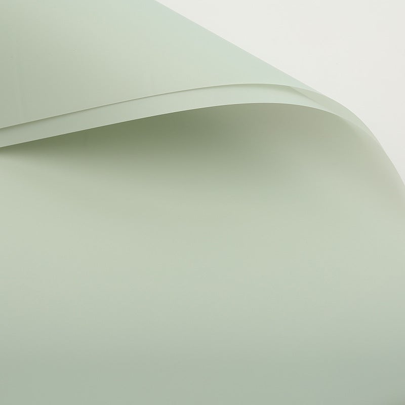 Generic Korean Matte Floral Packing Paper Gift Wrap White ash: 58cm * 58cm20 sheets; Han Su paper 