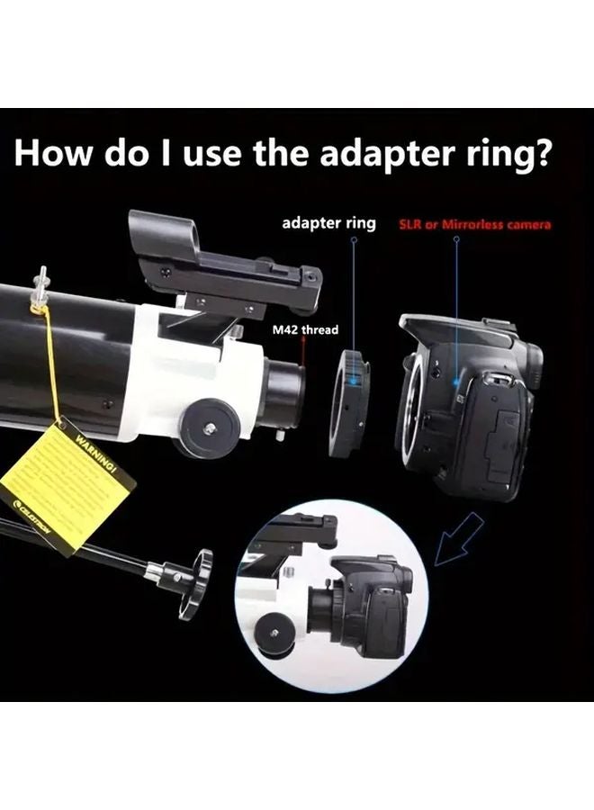 M42 To Sony NEX Adapter Ring For Telescope DSLR Camera Professional Photography - Image 2