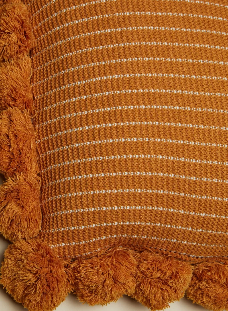AURORA Pom Pom Cushion With Insert 45X45Cm