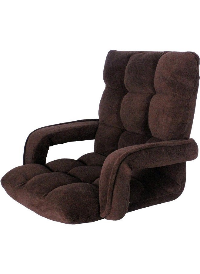 Cady One Camping floor chair sponge padded with velvet quality, with adjustable back  - Image 3