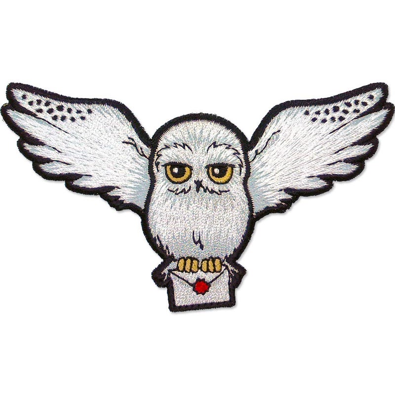 Ata-Boy AtaBoy Harry Potter Patch Hedwig Iron On Patches  Harry Potter Gifts  Merchandise