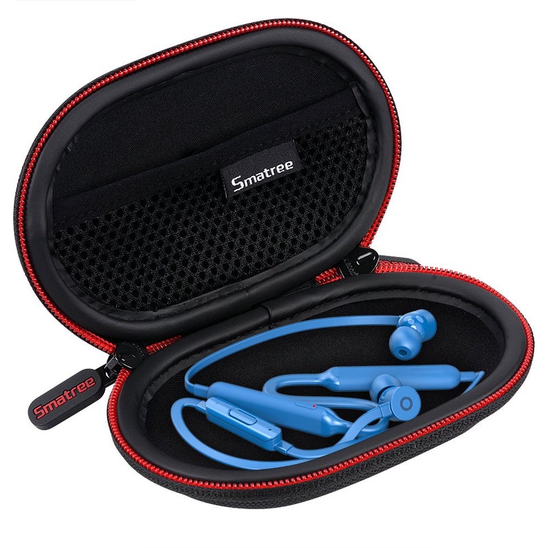 Smatree حافظة سماعات سماتري الصلبة متوافقة مع BeatsX وBeats Flex وPowerbeats2 وPowerbeats3 وسماعات البلوتوث الرياضية، حقيبة تخزين محمولة للسماعات، سماعات الأذن (أسود) - Image 2