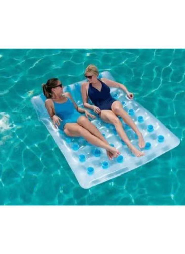 Bestway Splash And Play Double Pool Mattress 193 x 142centimeter  - Image 2