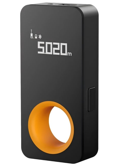 قياس الليزر الذكي قياس الشريط الرقمي قياس OLED عرض 2 أوضاع قياس RangeFinder-Black