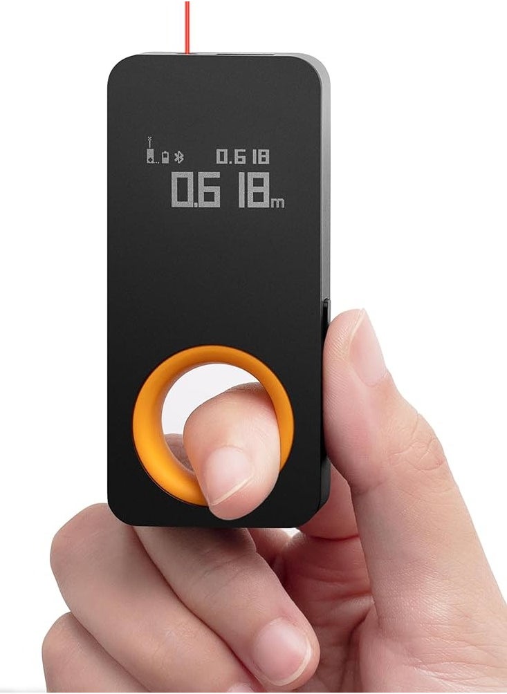 هوتو - قياس الليزر الذكي قياس الشريط الرقمي قياس OLED عرض 2 أوضاع قياس RangeFinder-Black - Image 1