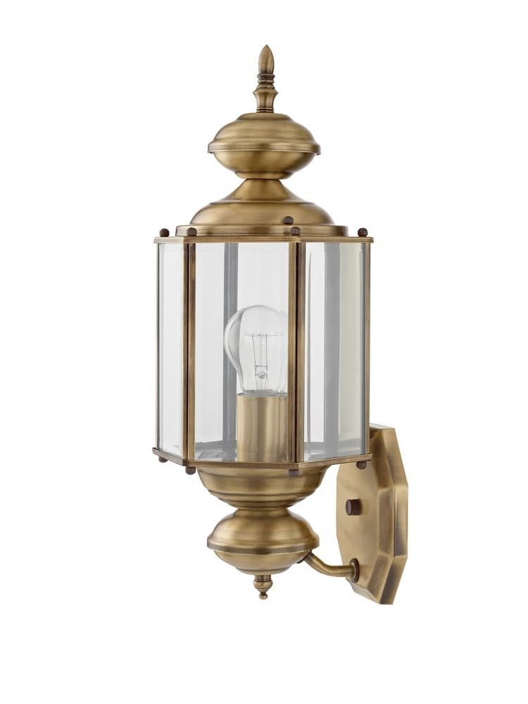 Livex Lighting 2006-02 Basics 1 Light PB Outdoor Wall Lantern, Polished Brass - Image 2