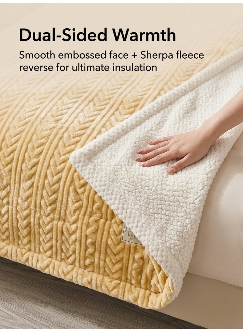 Cozy 3D Carved Warm Comfort Throw - Image 3