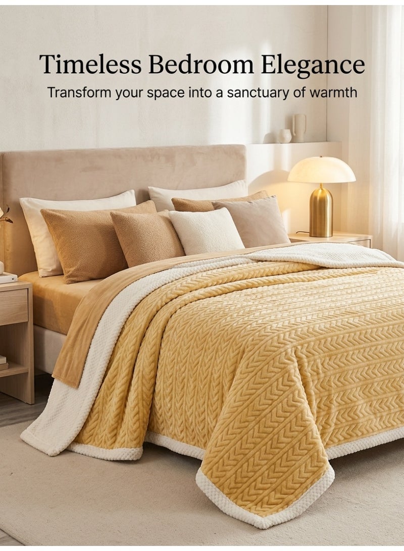 Cozy 3D Carved Warm Comfort Throw - Image 5