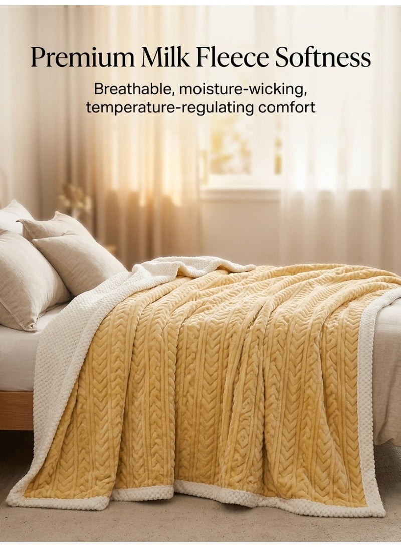 Cozy 3D Carved Warm Comfort Throw - Image 4