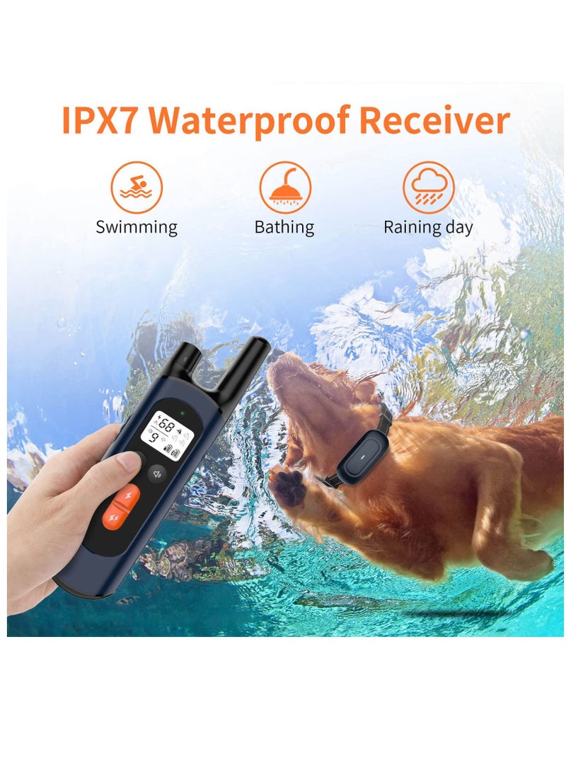 Shock Collar Dog Training Collar with Remote for Medium Large Dogs, Rechargeable Dog Shock Collar with Shock Vibration Beeps Modes IPX7 Waterproof Range up to 1600Ft - Image 5