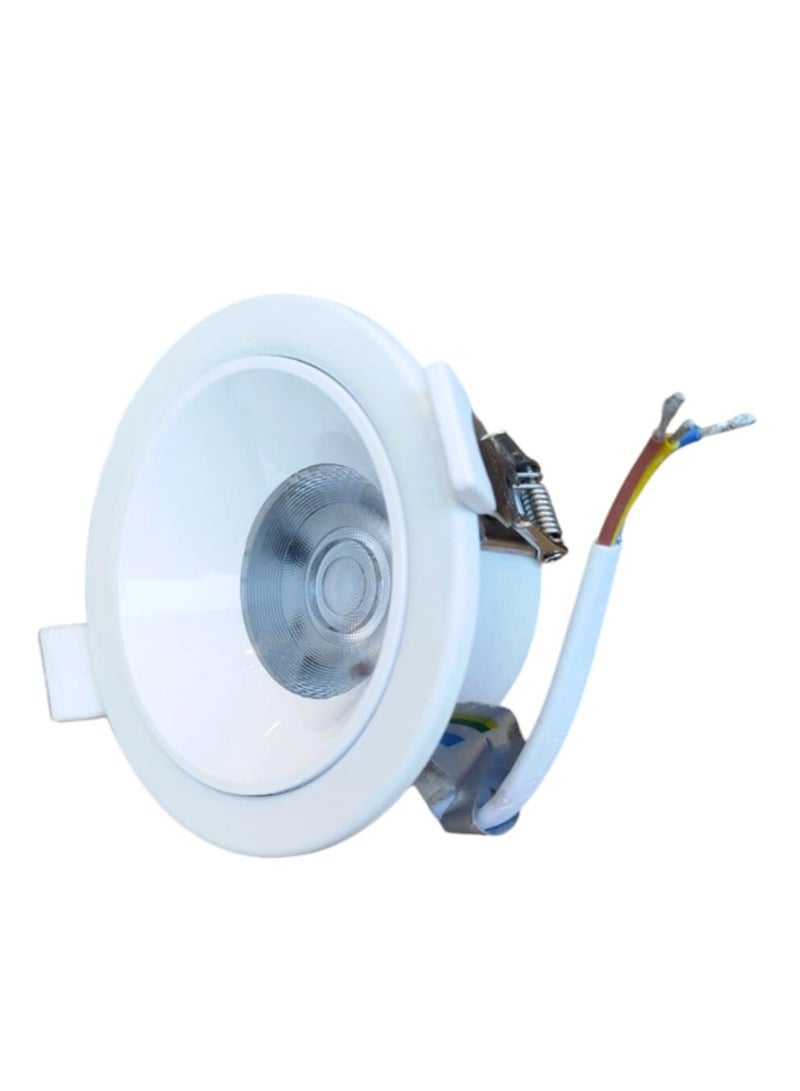 Kray LED Ceiling Down Light COB, Power 8Watt, Color 3000K/4000K/6500K With White Frame with Energy Saving Feature, For Indoor and Outdoor - Image 3