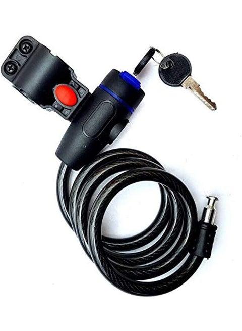 قفل دراجة مزود بمعدات سلكية مضادة للسرقة للدراجات الجبلية