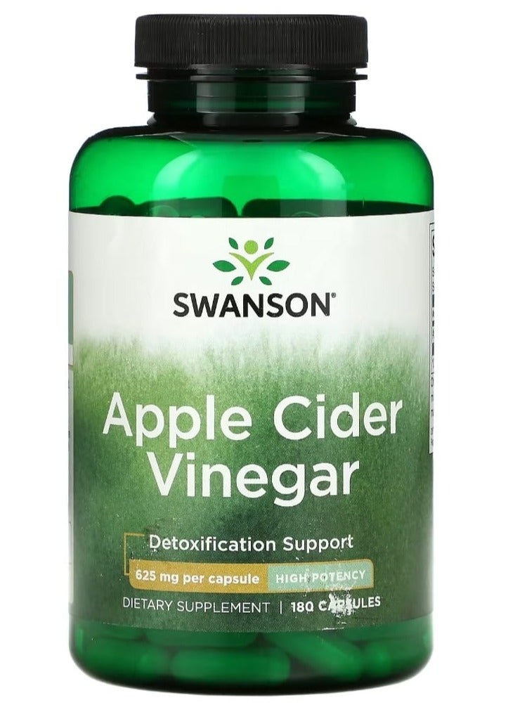 سوانسون خل التفاح  625 ملجم  180 كبسولة