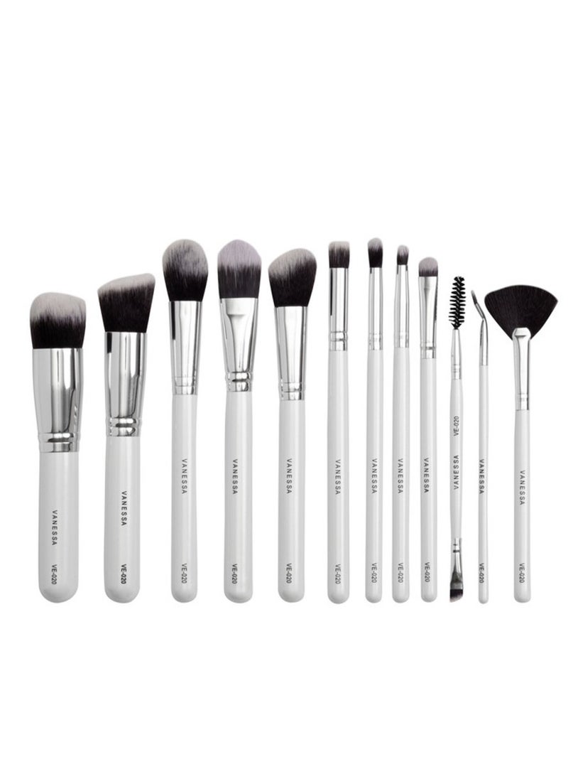 VANESSA MAKEUP - Makeup Brush 12 Pieces Set - Image 1