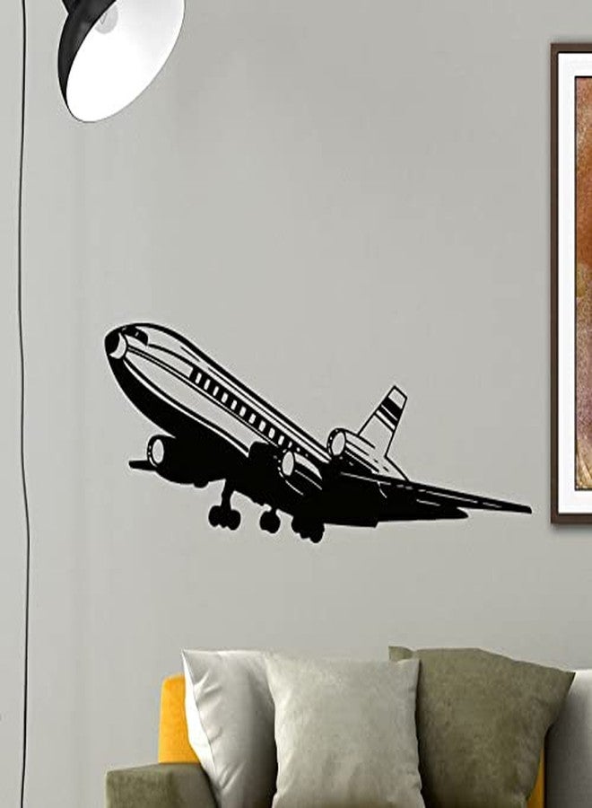 LYOMAN® Wall Decal Vinyl Sticker Art Home Decor Design Mural Airplane Wall Decal Air Aviation Plane Bedroom Dorm Nursery Boy Kids Children Room