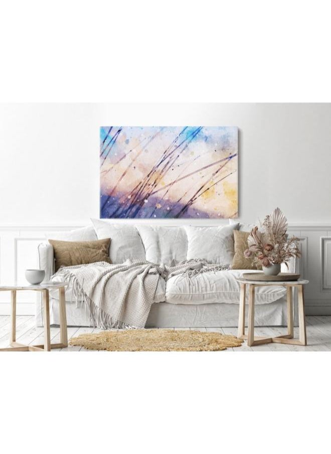 Home Gallery - Home Gallery stylish landscape watercolor Printed canvas wall art - Image 1