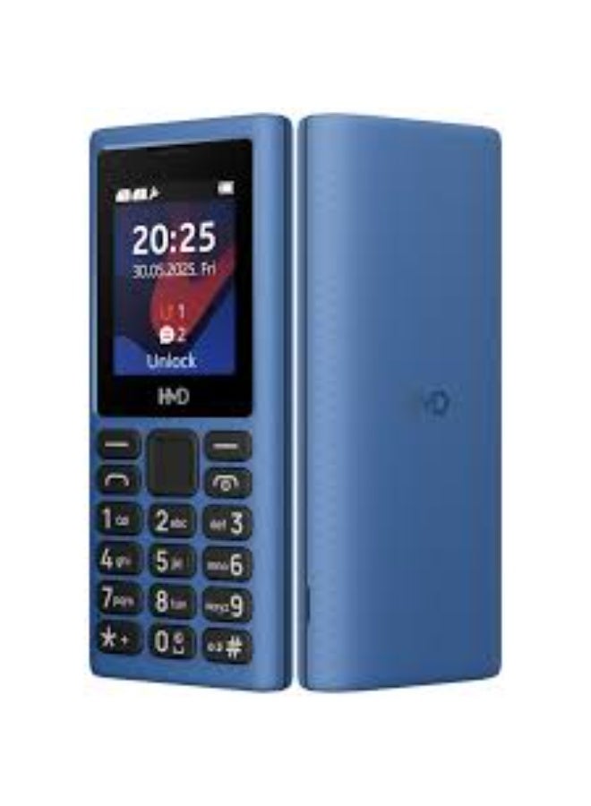 أتش أم دي HMD 101 4G Dual SIM Feature Phone with Wireless FM Radio & USB Type-C – Dark Blue - Image 1