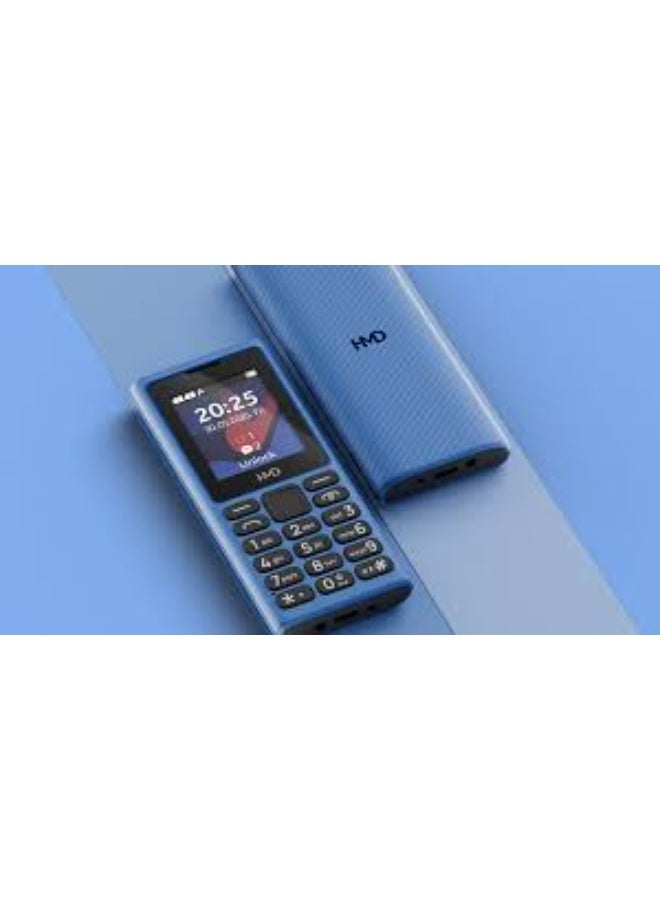 أتش أم دي HMD 101 4G Dual SIM Feature Phone with Wireless FM Radio & USB Type-C – Dark Blue - Image 2