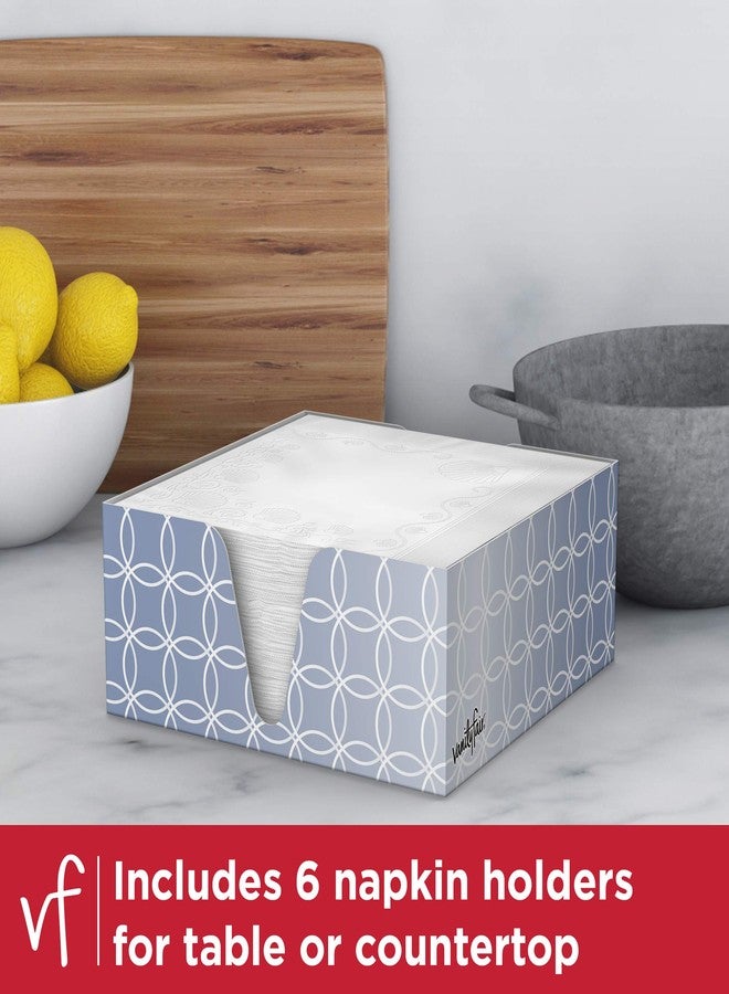 Vanity Fair Everyday Casual Paper Napkins and Napkin Holders, Classic White, 906 Piece Set - Image 3