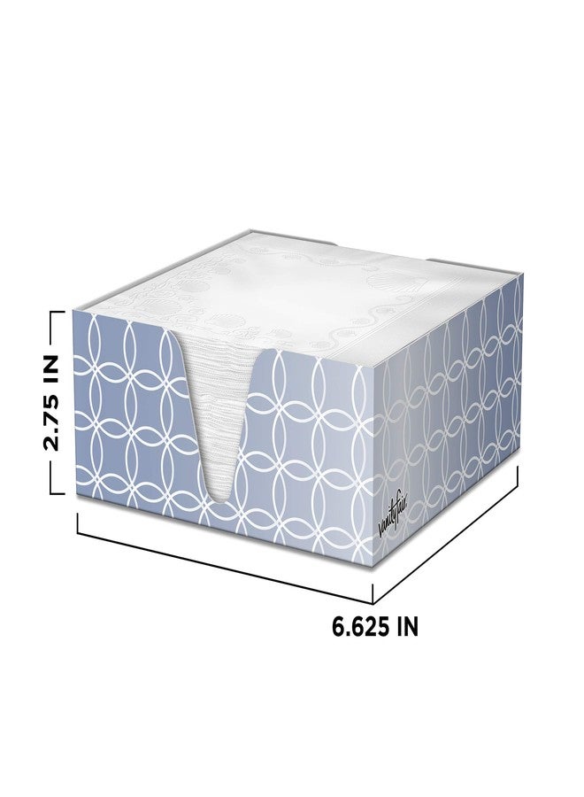 Vanity Fair Everyday Casual Paper Napkins and Napkin Holders, Classic White, 906 Piece Set - Image 4