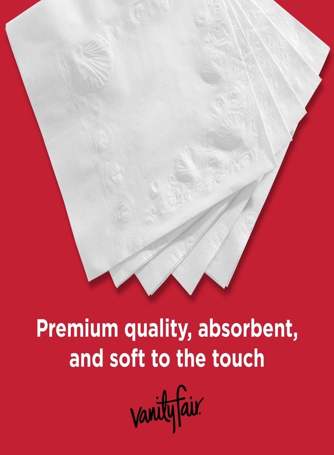 Vanity Fair Everyday Casual Paper Napkins and Napkin Holders, Classic White, 906 Piece Set - Image 5