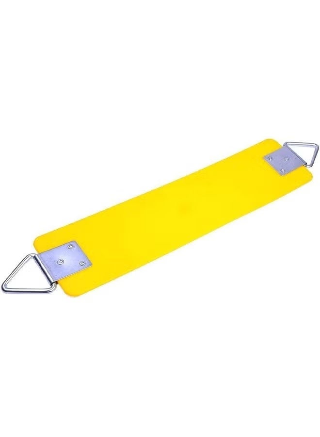 فيتنس ورلد فيتنس وورلد مقعد حديدي متأرجح عالي التحمل مع قضيب حديدي، سلسلة مغطاة بالبلاستيك وخطافات كبس، رائع للملعب والفناء الخلفي وغرفة اللعب (أخضر) - Image 3