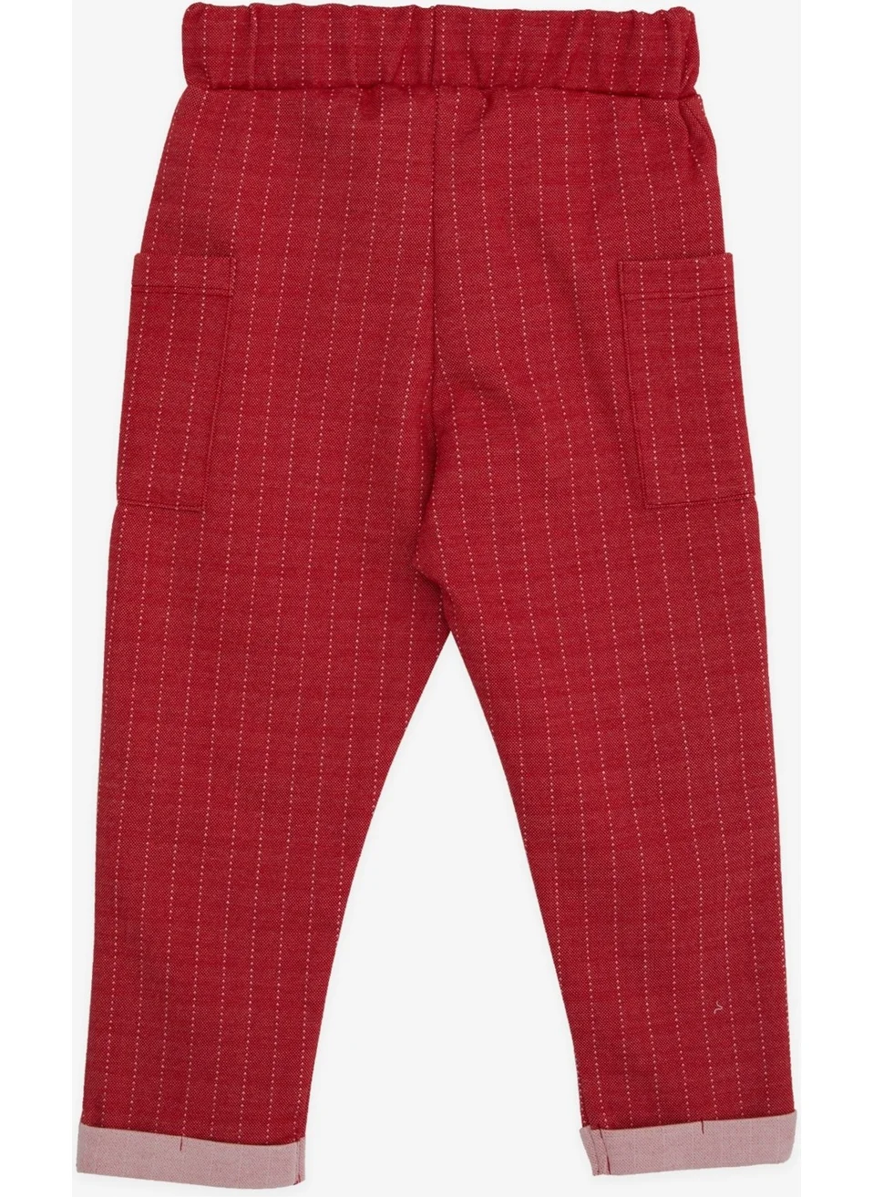 Breeze Baby Boy Sweatpants with Pockets on the Sides Striped 9 Months-3 Years, Nar Çiçek