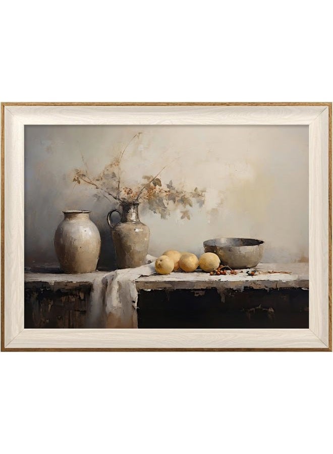 ASTRDECOR Vintage wall art white wood 20 - Image 1