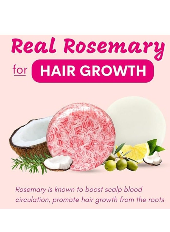 MIAOFUTONG Rose Shampoo Soap For Hair Washing 60g With Cleaning And Oil Control - Image 3