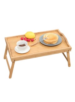 PRIMO PLUS Bed Tray Table With Folding Legs Brown 50x30x20.5 cm  - Image 3