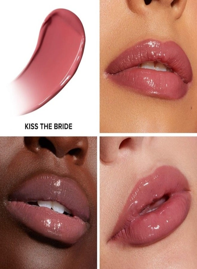 Too FacedCosmetics Too Faced Lip Injection Extreme Plumping Clicks Lip Gloss –  Kiss The Bride - Cool Mauve Nude 1.5g – Hydrating, High-Shine & Volumizing Lip Plumper - Image 2